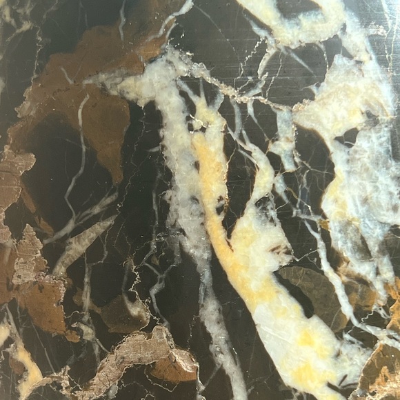 Vintage RARE English Blue John Granite Stone Vase & Box Set - Picture 13 of 16